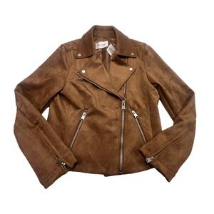 Be Cool Buttery Feel Moto Utility Jacket NWT Size S